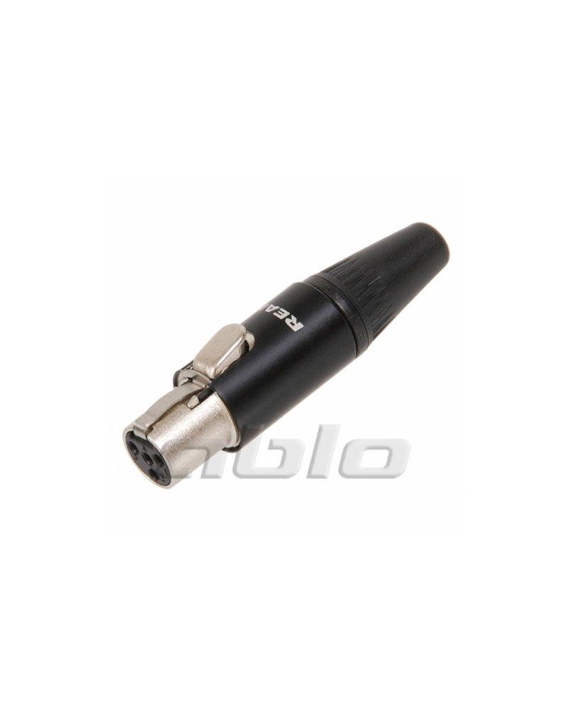 REAN by NEUTRIK RT4FC-B złącze MINI XLR żeńskie 4 pin